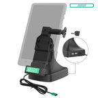 RAM-GDS-DOCKL-D14-U4C-2A:RAM-GDS-DOCKL-D14-U4C-2A_1:GDS® Uni-Conn™ Locking Tilt & Swivel Dock with USB-C + Data