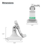 RAM-GDS-DOCKL-D14-U4C-GRY:RAM-GDS-DOCKL-D14-U4C-GRY_1:GDS® Uni-Conn™ Locking Tilt & Swivel Dock with USB-C - Gray