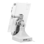 RAM-GDS-DOCKL-D14-U4E-2A-GRY:RAM-GDS-DOCKL-D14-U4E-2A-GRY_1:GDS® Uni-Conn™ Locking Tilt & Swivel Dock with PoE + Data - Gray