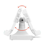 RAM-GDS-DOCKL-D14-U4E-GRY:RAM-GDS-DOCKL-D14-U4E-GRY_1:GDS® Uni-Conn™ Locking Tilt & Swivel Dock with PoE - Gray