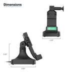 RAM-GDS-DOCKL-D14-U4E:RAM-GDS-DOCKL-D14-U4E_1:GDS® Uni-Conn™ Locking Tilt & Swivel Dock with PoE