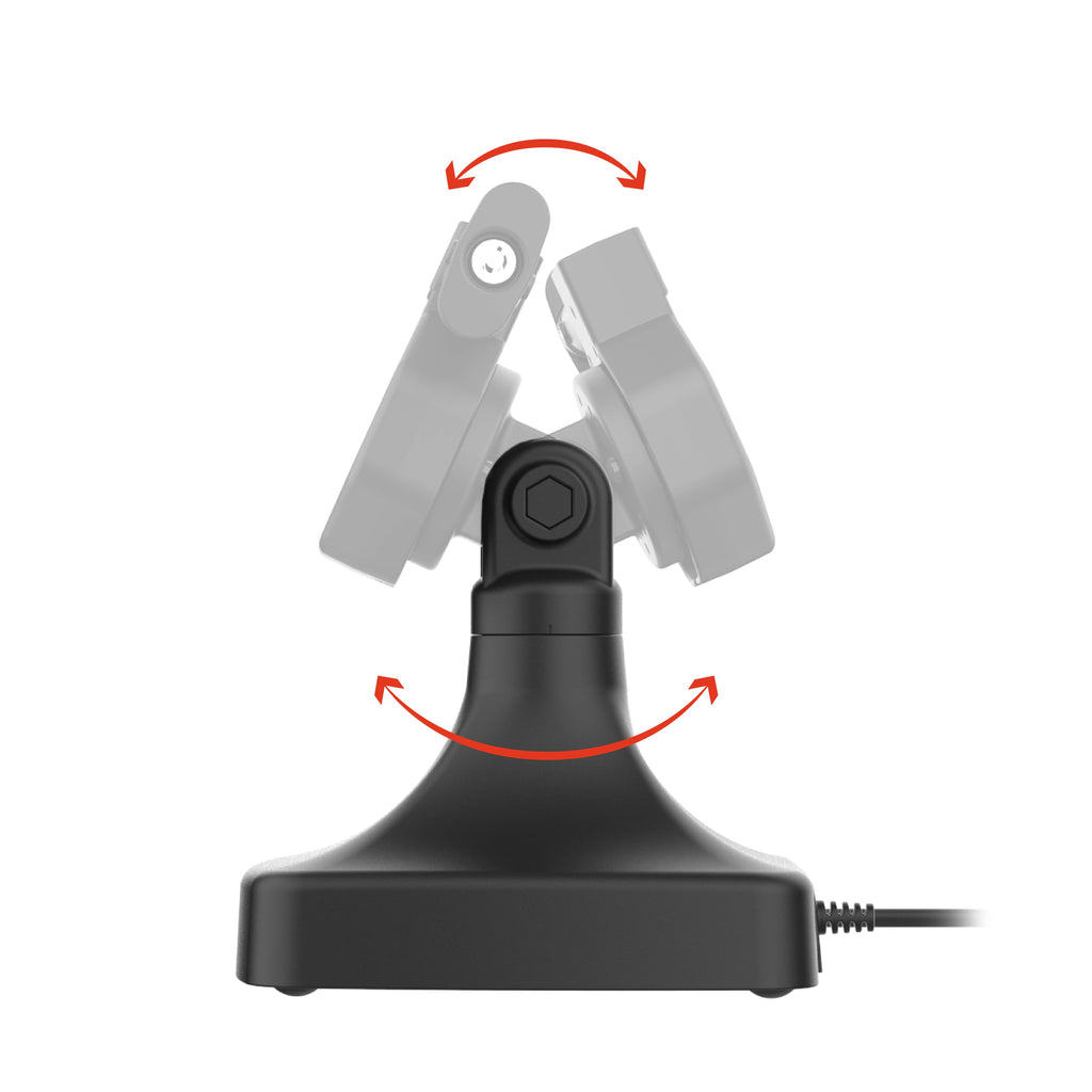 RAM-GDS-DOCKL-D14-U5C-2A:RAM-GDS-DOCKL-D14-U5C-2A_1:GDS® Uni-Conn™ Powered Locking Tilt & Swivel Dock with USB-C + Data