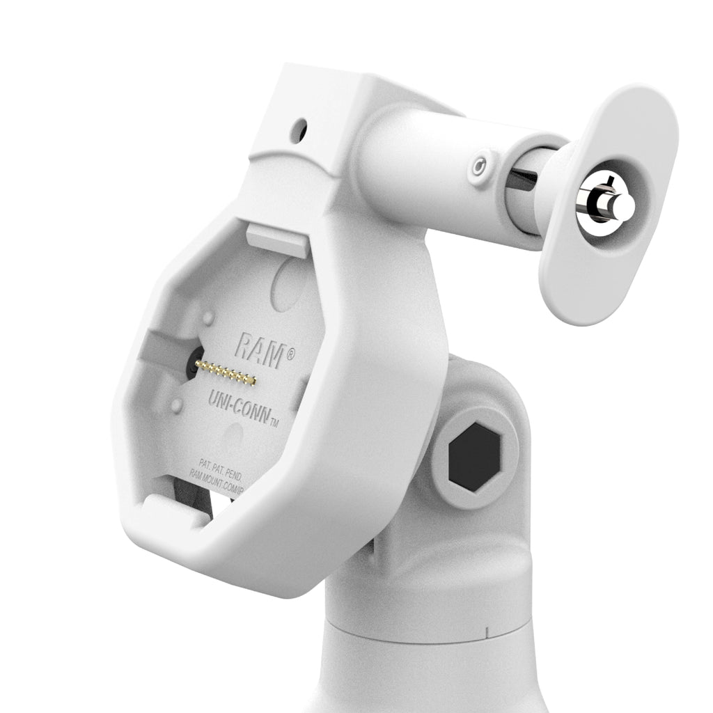 RAM-GDS-DOCKL-D14-U5C-GRY:RAM-GDS-DOCKL-D14-U5C-GRY_1:GDS® Uni-Conn™ Powered Locking Tilt & Swivel Dock with USB-C - Gray