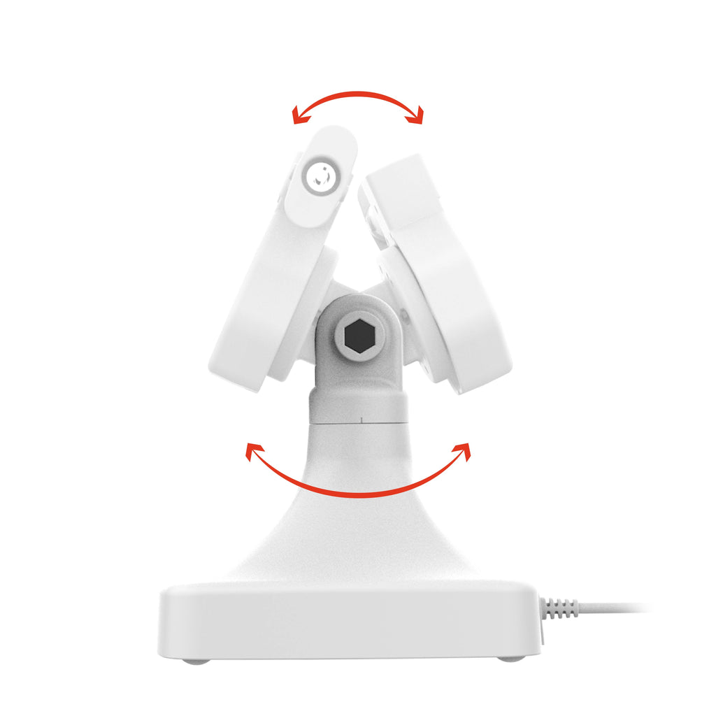 RAM-GDS-DOCKL-D14-U5E-2A-GRY:RAM-GDS-DOCKL-D14-U5E-2A-GRY_1:GDS® Uni-Conn™ Powered Locking Tilt & Swivel Dock with PoE + D...