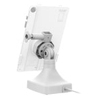 RAM-GDS-DOCKL-D14-U5E-GRY:RAM-GDS-DOCKL-D14-U5E-GRY_1:GDS® Uni-Conn™ Powered Locking Tilt & Swivel Dock with PoE - Gray