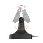 RAM-GDS-DOCKL-D14-U5E:RAM-GDS-DOCKL-D14-U5E_1:GDS® Uni-Conn™ Powered Locking Tilt & Swivel Dock with PoE