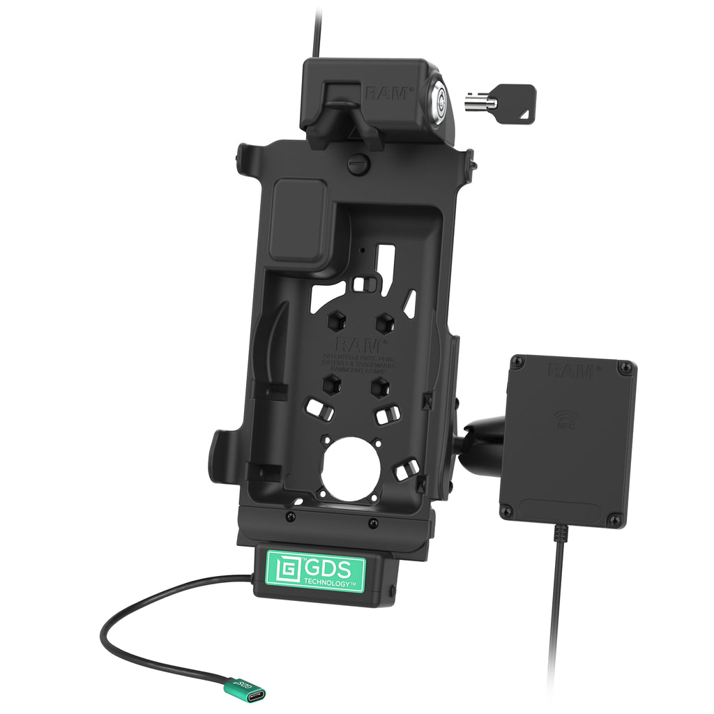 RAM-GDS-DOCKL-SAM62CP-NFCU:RAM-GDS-DOCKL-SAM62CP-NFCU_1:Locking GDS® Tough-Dock™ for Tab Active5 & 3 with NFC Extender