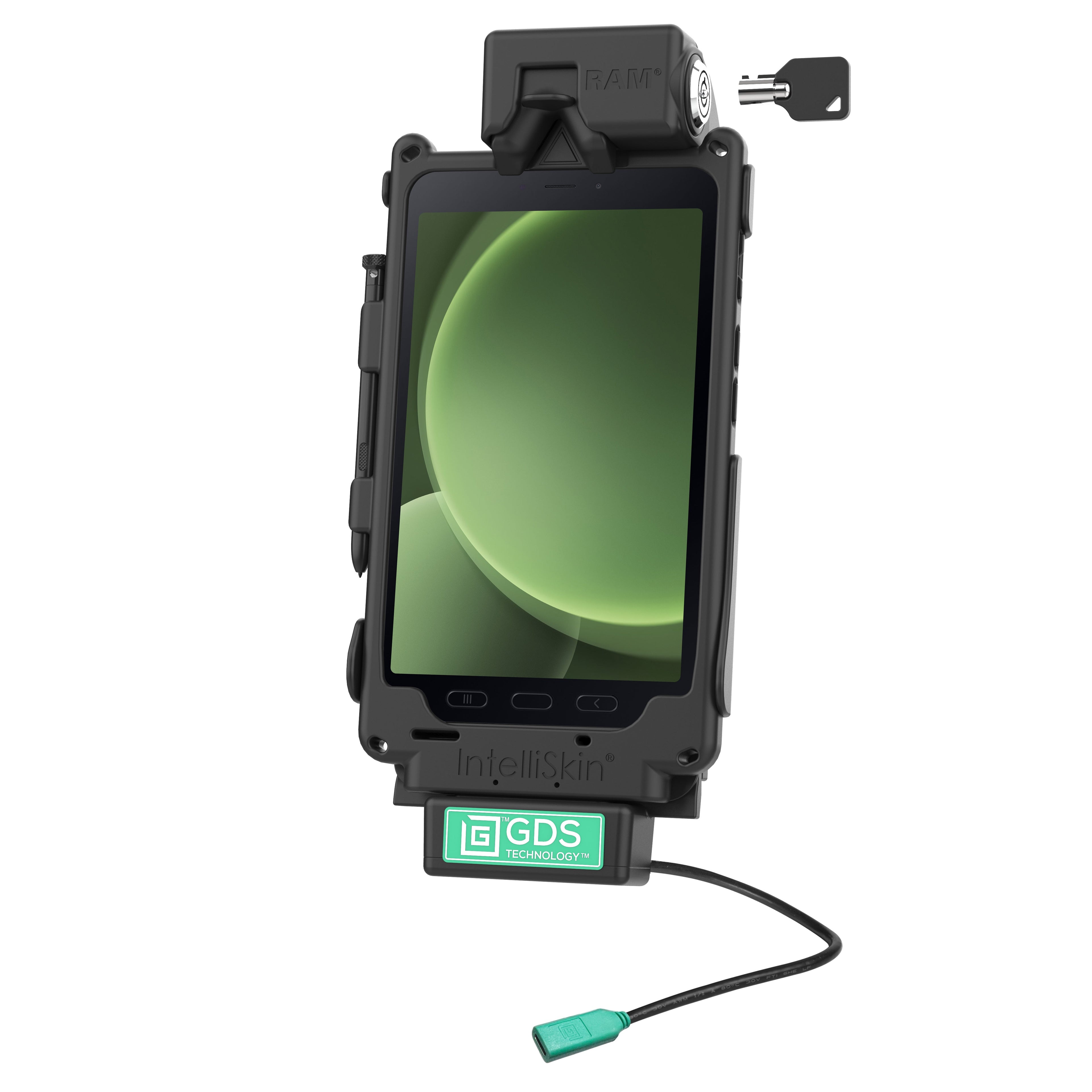 RAM-GDS-DOCKL-SAM62CU:RAM-GDS-DOCKL-SAM62CU_1:Locking GDS® Tough-Dock™ with USB-C 3.1 for Tab Active5 & 3