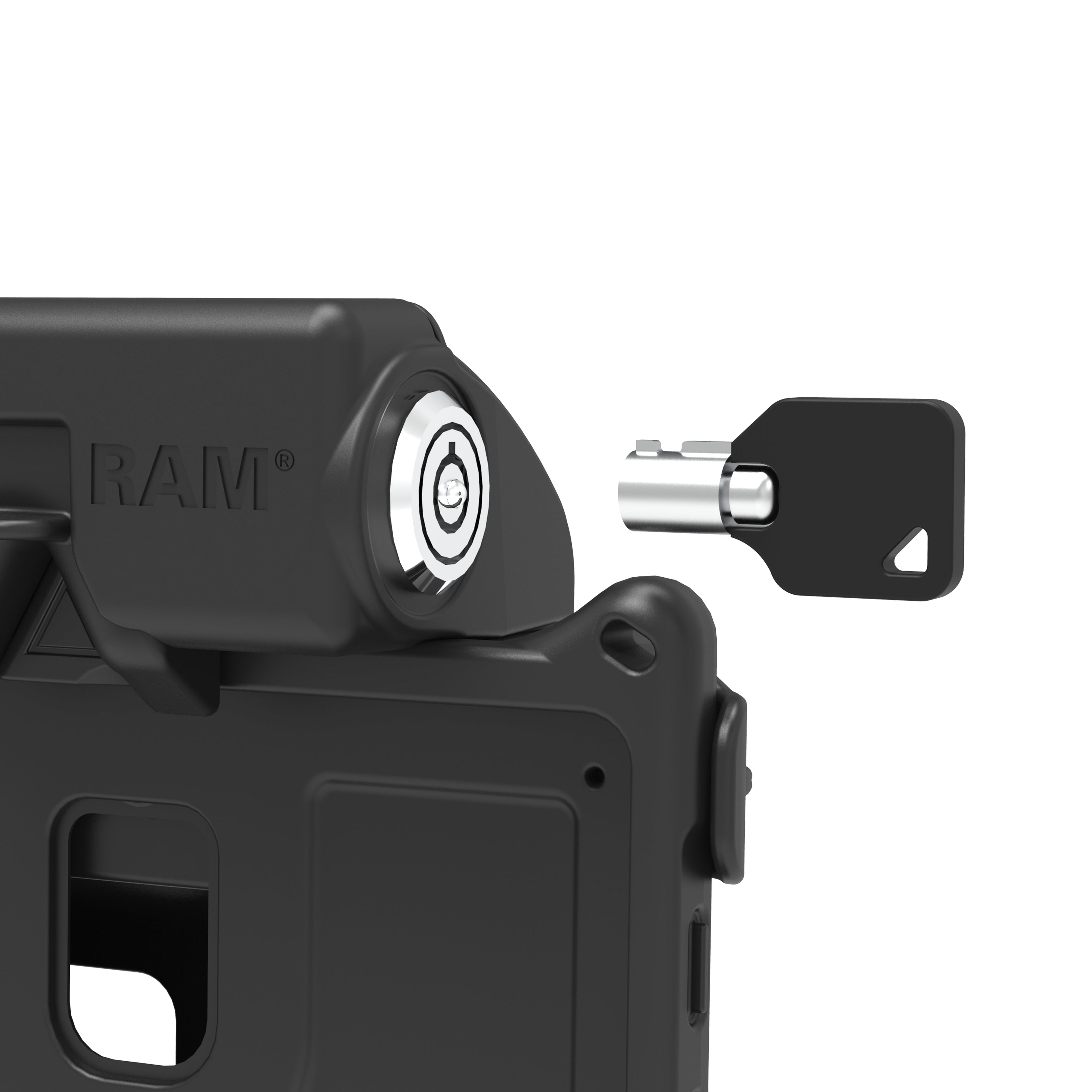 RAM-GDS-DOCKL-SAM66CU:RAM-GDS-DOCKL-SAM66CU_1:Locking GDS® Tough-Dock™ with USB-C 3.1 for Samsung Tab A 10.5