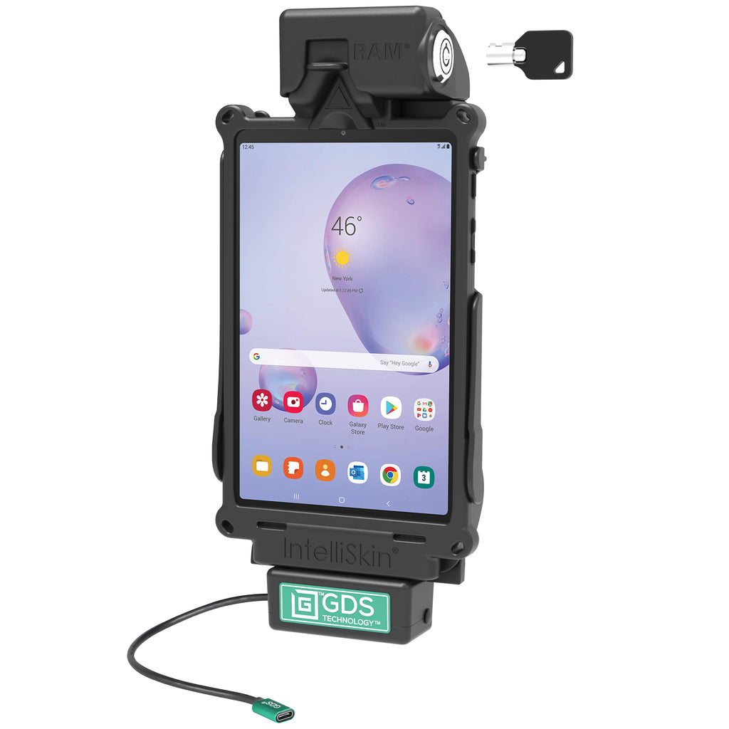 RAM-GDS-DOCKL-SAM67CPU:RAM-GDS-DOCKL-SAM67CPU_1:Locking GDS® Tough-Dock™ for Samsung Tab A 8.4 SM-T307