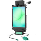RAM-GDS-DOCKL-SAM80CD2U:RAM-GDS-DOCKL-SAM80CD2U_1:Locking GDS® Tough-Dock™ + Dual USB-A for Samsung Tab A9 & A7 Lite 8.7"