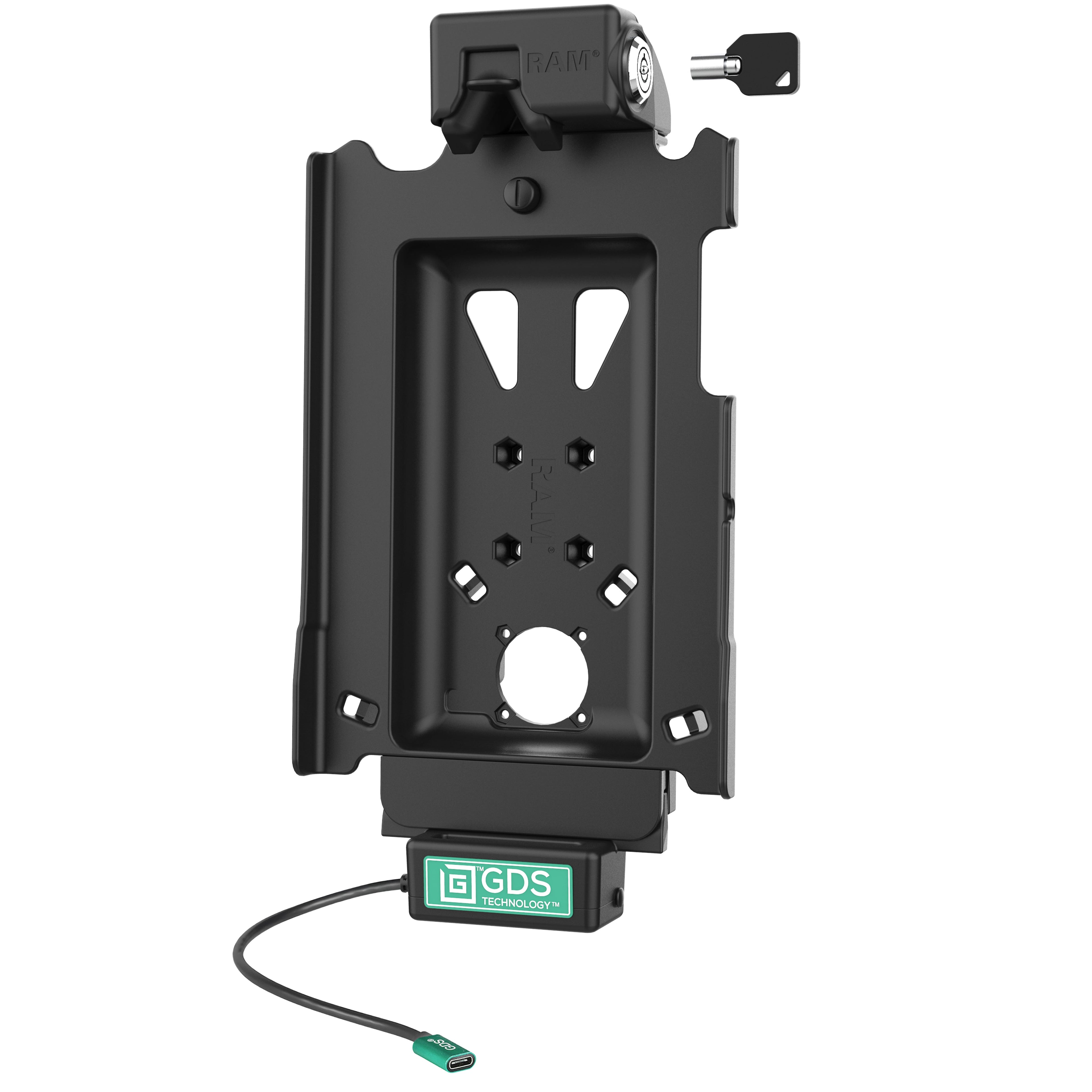 RAM-GDS-DOCKL-SAM83CPU:RAM-GDS-DOCKL-SAM83CPU_1:Locking GDS® Tough-Dock™ for Samsung Tab A8 10.5"