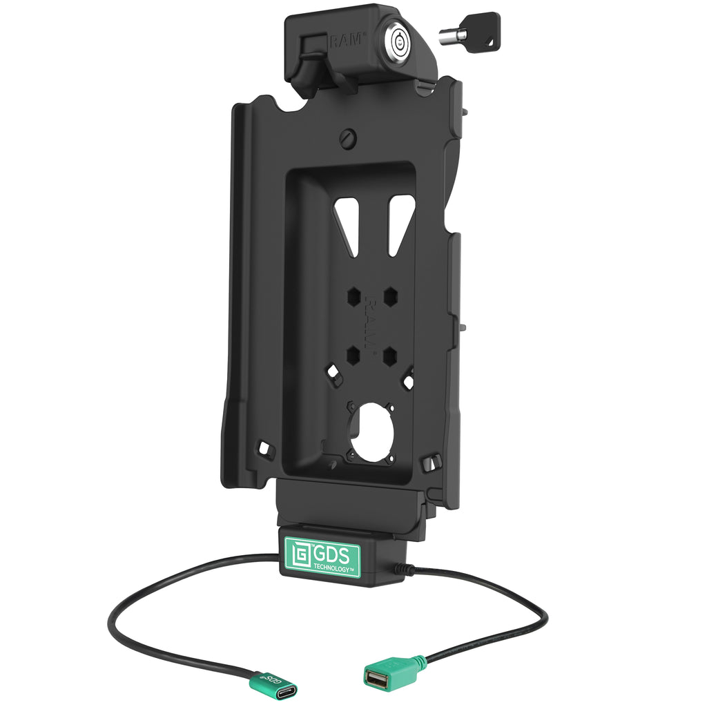 RAM-GDS-DOCKL-SAM88CDU:RAM-GDS-DOCKL-SAM88CDU_1:Locking GDS® Tough-Dock™ + Single USB-A for Samsung Tab A9+