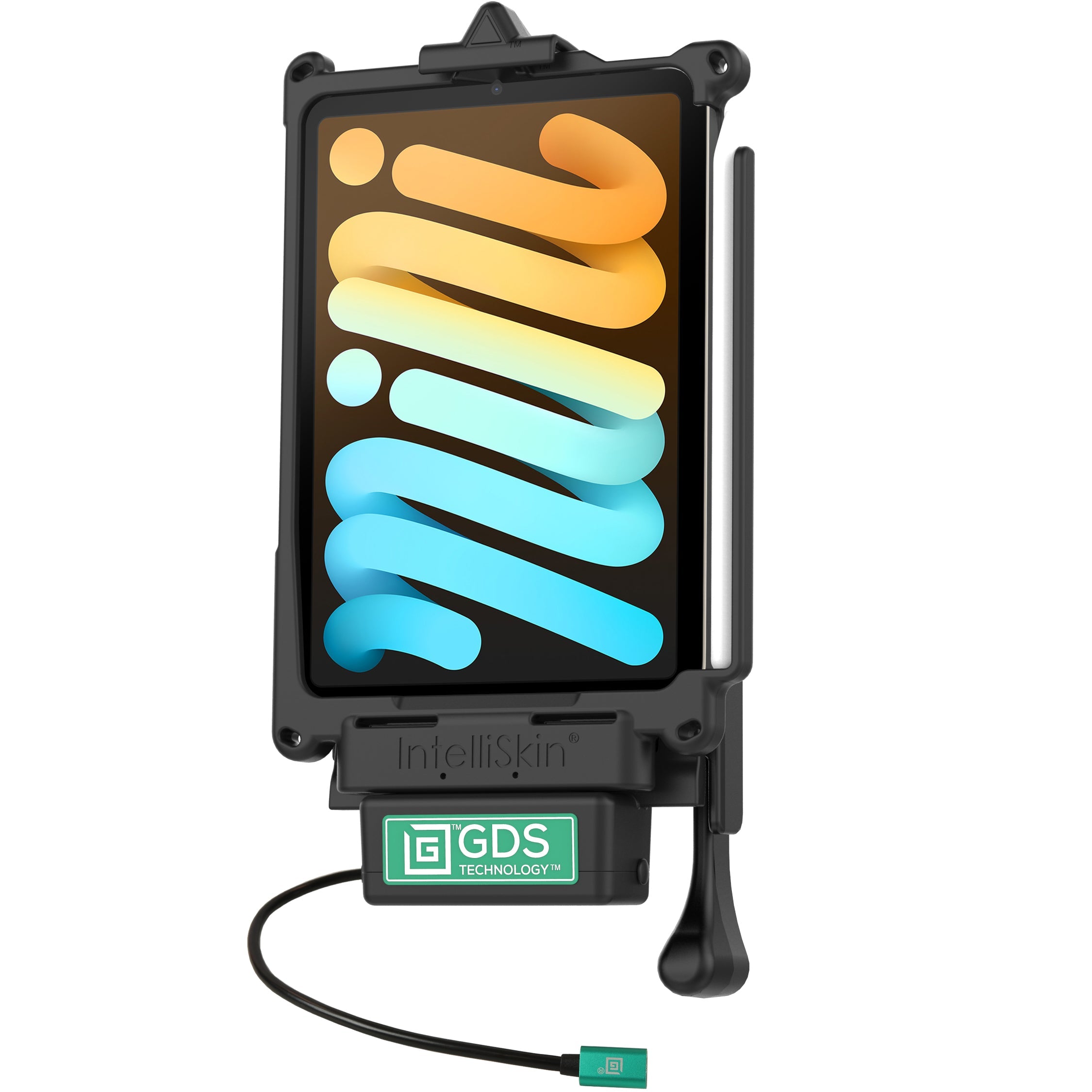 RAM-GDS-DOCKL-V10-OMT3U:RAM-GDS-DOCKL-V10-OMT3U_1:GDS® Vehicle Dock for iPad mini (A17 Pro) & mini 6 with IntelliSkin®