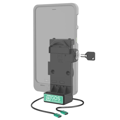 RAM-GDS-DOCKL-V12-U1CP-CU:RAM-GDS-DOCKL-V12-U1CP-CU_1:GDS® Uni-Conn™ Locking Spring Loaded Power + Single USB-C Dock