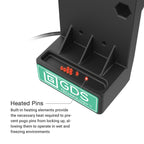 RAM-GDS-DOCKL-V12-U1CPDHU:RAM-GDS-DOCKL-V12-U1CPDHU_1:GDS® Uni-Conn™ Locking Spring Loaded Power + USB-A Dock - Heated Pins