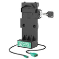 RAM-GDS-DOCKL-V12-U1CPDU:RAM-GDS-DOCKL-V12-U1CPDU_1:GDS® Uni-Conn™ Locking Spring Loaded Power + Single USB-A Dock