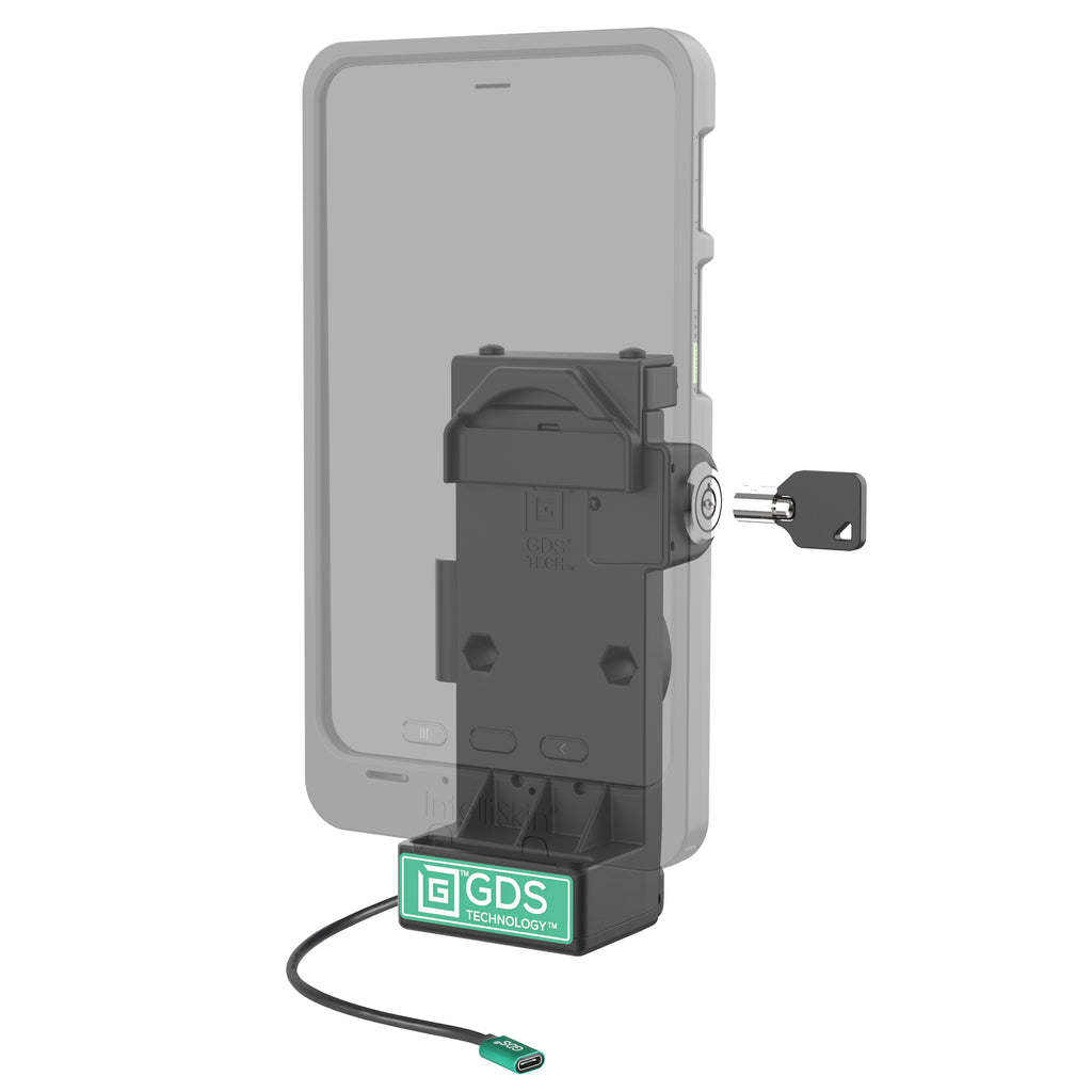 RAM-GDS-DOCKL-V12-U1CPHU:RAM-GDS-DOCKL-V12-U1CPHU_1:GDS® Uni-Conn™ Locking Spring Loaded Powered Dock - Heated Pins