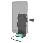 RAM-GDS-DOCKL-V12-U1CPHU:RAM-GDS-DOCKL-V12-U1CPHU_1:GDS® Uni-Conn™ Locking Spring Loaded Powered Dock - Heated Pins
