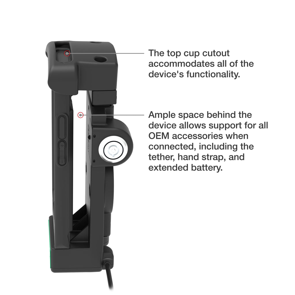 RAM-GDS-DOCKL-V12-ZE16CPDU:RAM-GDS-DOCKL-V12-ZE16CPDU_1:GDS® Locking Powered Dock + USB-A for Zebra EC50/55