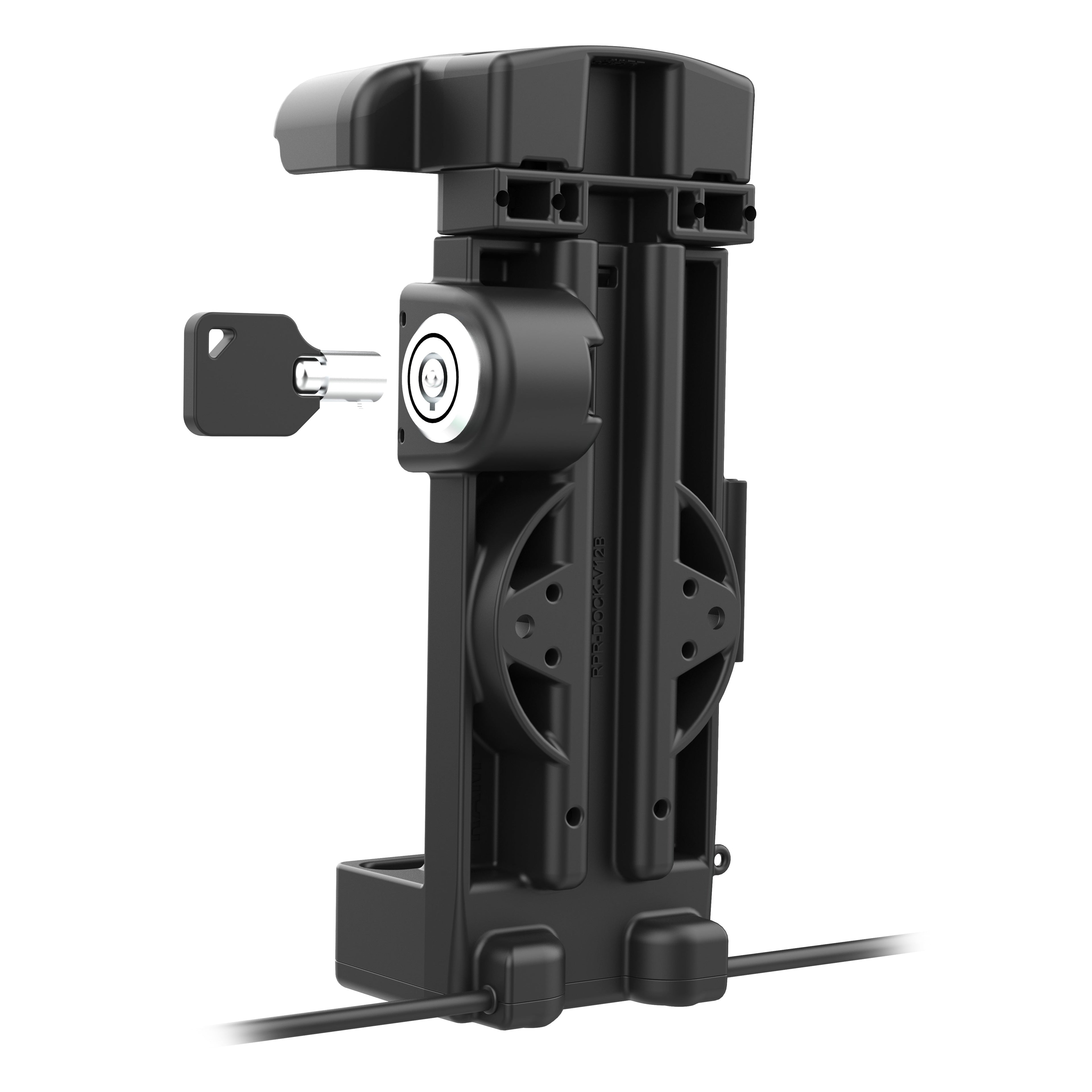 RAM-GDS-DOCKL-V12-ZE35CPDHU:RAM-GDS-DOCKL-V12-ZE35CPDHU_1:GDS® Locking Powered Dock + USB-A for Zebra TC73/78 - Heated Pins
