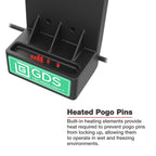 RAM-GDS-DOCKL-V12-ZE35CPDHU:RAM-GDS-DOCKL-V12-ZE35CPDHU_1:GDS® Locking Powered Dock + USB-A for Zebra TC73/78 - Heated Pins