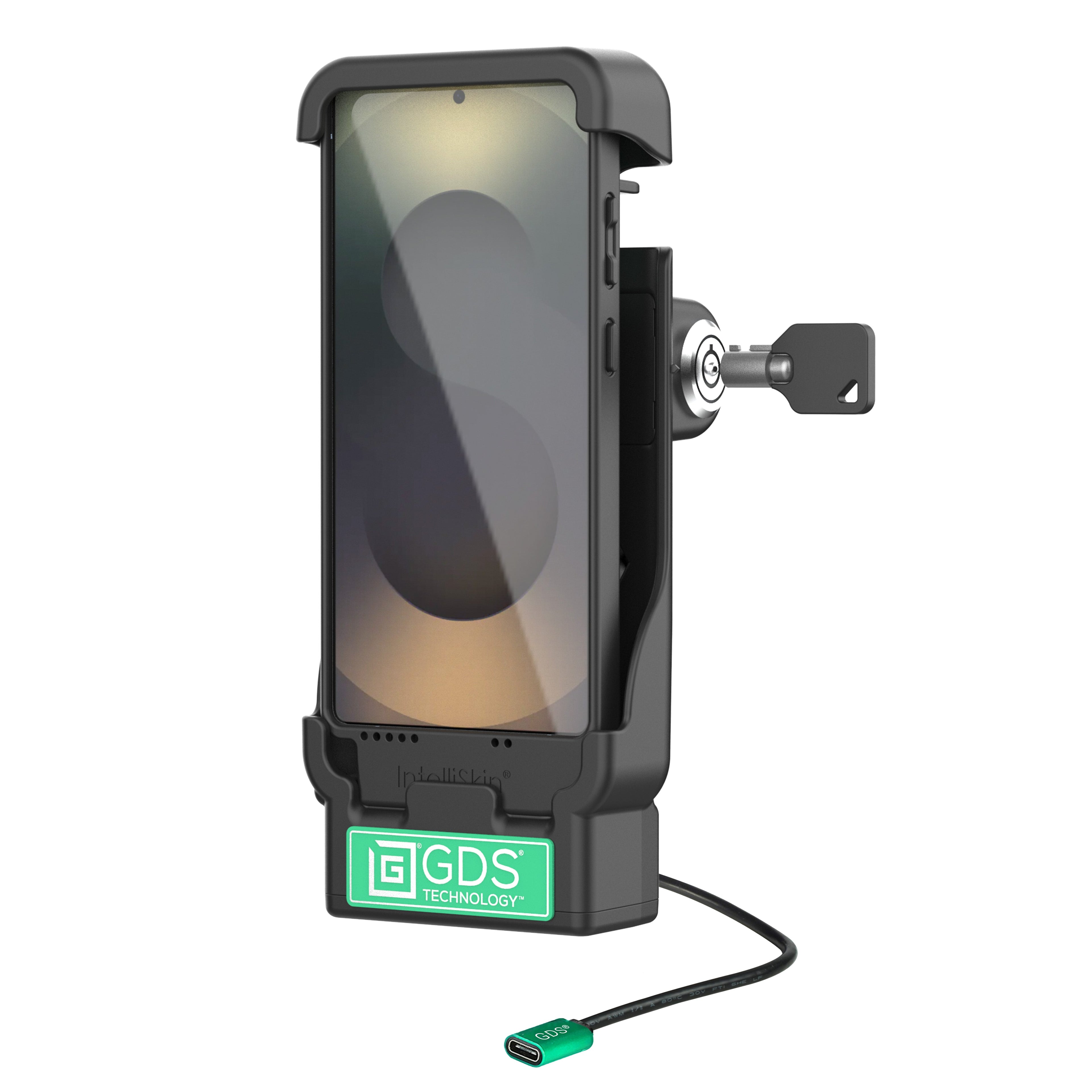 RAM-GDS-DOCKL-V15-SAM103U:RAM-GDS-DOCKL-V15-SAM103U_1:GDS® Locking Vehicle Dock for Samsung Galaxy S25 Ultra with IntelliS...