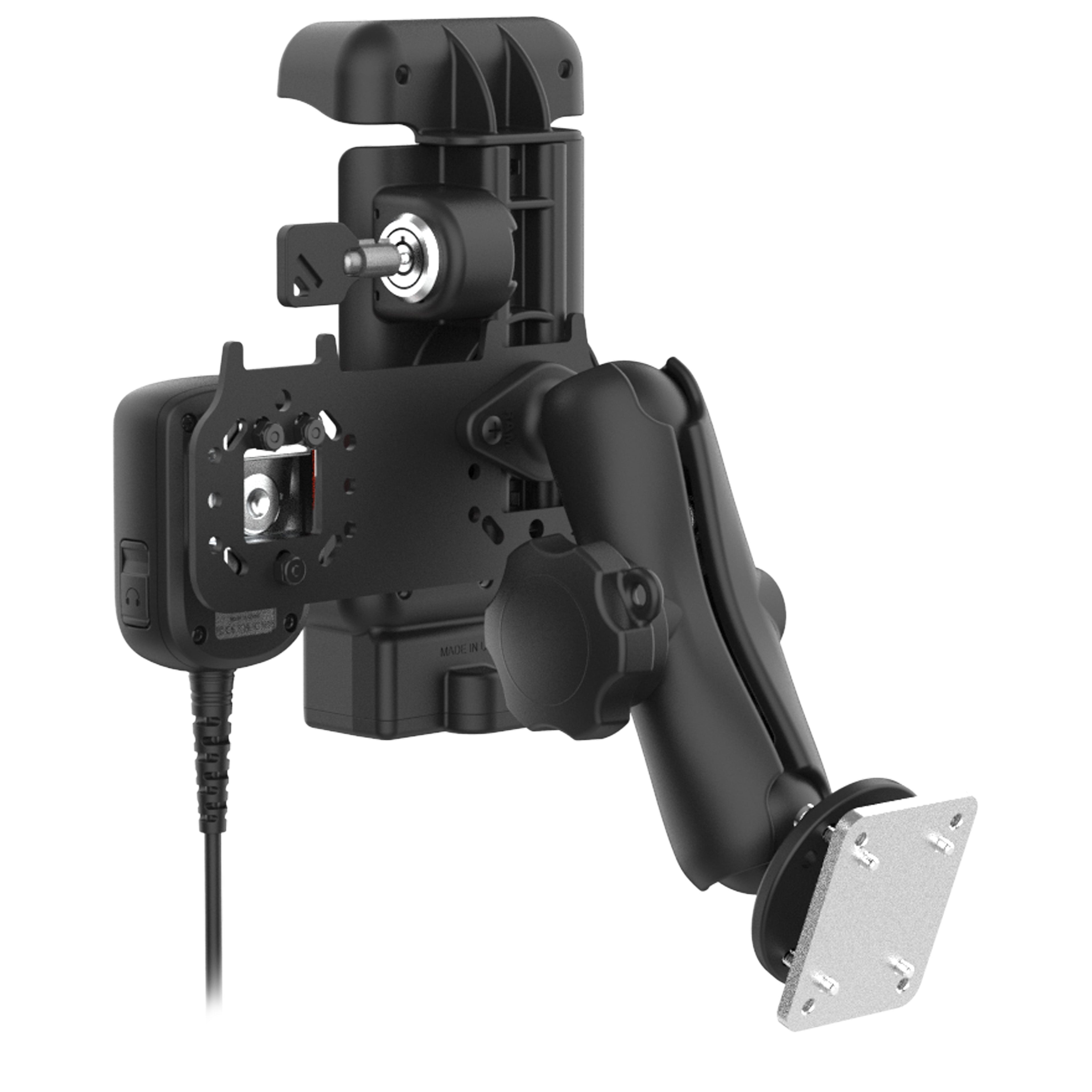 RAM-GDS-DOCKL-V15-SAM84-RSM4:RAM-GDS-DOCKL-V15-SAM84-RSM4_1:GDS® Locking PTT Speaker Mic Kit for XCover7 Pro/6 Pro - ESCha...