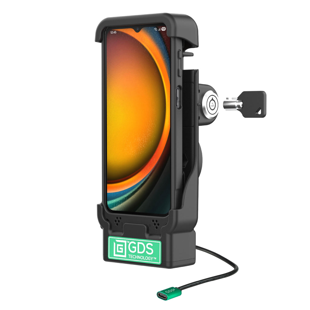 RAM-GDS-DOCKL-V15-SAM84U:RAM-GDS-DOCKL-V15-SAM84U_1:GDS® Vehicle Dock for Samsung XCover7 Pro/6 Pro with IntelliSkin®