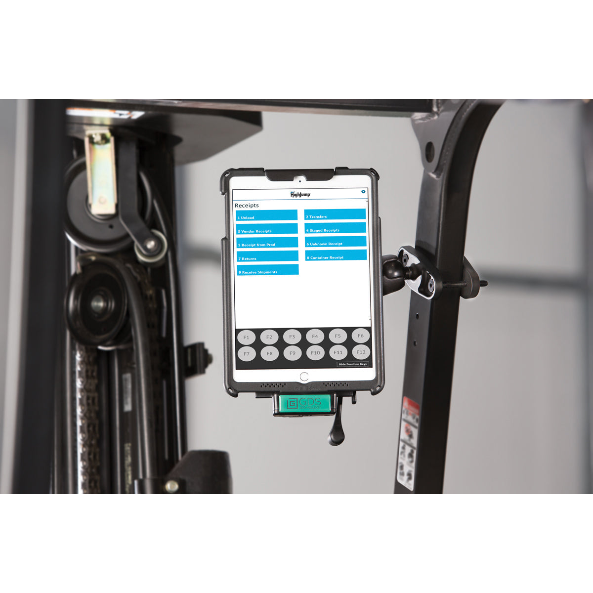 RAM-GDS-DOCKL-V2-AP8U:RAM-GDS-DOCKL-V2-AP8U_1:GDS® Locking Vehicle Dock for Apple iPad 5th & 6th Gen