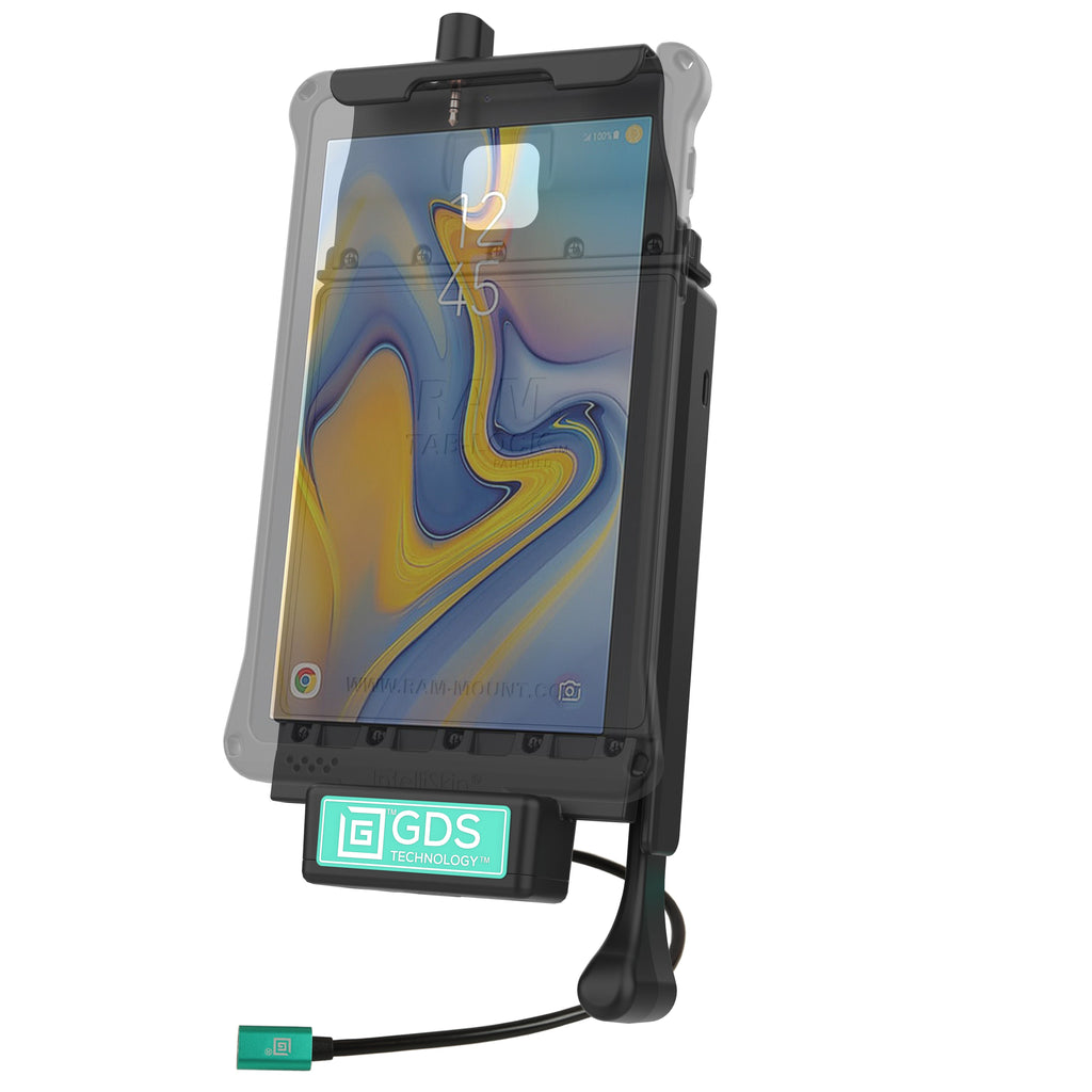 RAM-GDS-DOCKL-V2-SAM40C-AUD1U:RAM-GDS-DOCKL-V2-SAM40C-AUD1U_1:GDS® Vehicle Dock with Audio Cable for Samsung Tab A 8.0 (20...