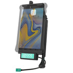 RAM-GDS-DOCKL-V2-SAM40C-AUD1U:RAM-GDS-DOCKL-V2-SAM40C-AUD1U_1:GDS® Vehicle Dock with Audio Cable for Samsung Tab A 8.0 (20...