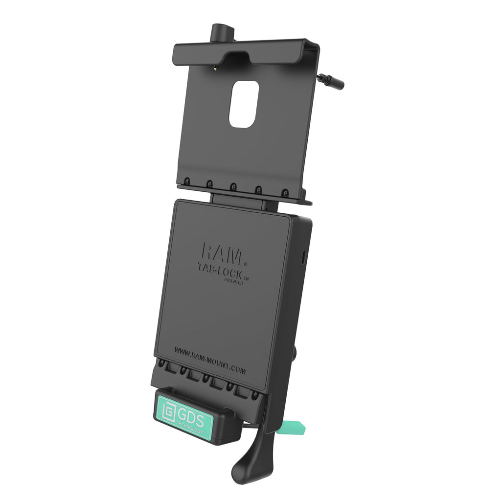 RAM-GDS-DOCKL-V2-SAM43-AUD1U:RAM-GDS-DOCKL-V2-SAM43-AUD1U_1:GDS® Vehicle Dock with Audio Cable for Samsung Tab A 10.5