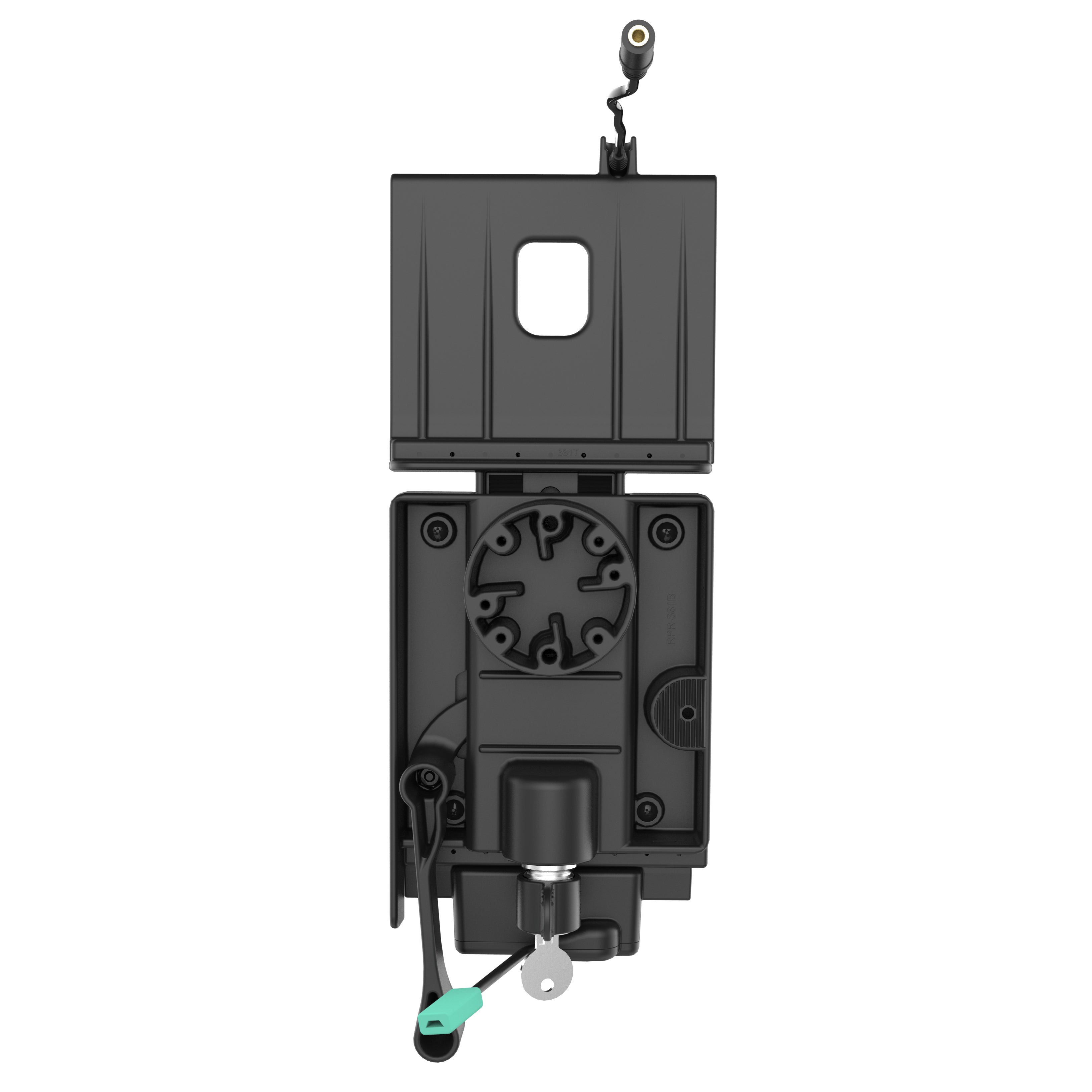 RAM-GDS-DOCKL-V2-SAM43-AUD1U:RAM-GDS-DOCKL-V2-SAM43-AUD1U_1:GDS® Vehicle Dock with Audio Cable for Samsung Tab A 10.5