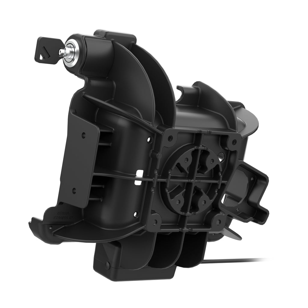 RAM-GDS-DOCKL-ZE20PU:RAM-GDS-DOCKL-ZE20PU_1:Locking GDS® Powered Dock for Zebra ET401 & ET4x 8" with IntelliSkin®