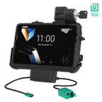 RAM-GDS-DOCKL-ZE46PD2U:RAM-GDS-DOCKL-ZE46PD2U_1:Locking GDS® Thin-Dock™ + Dual USB for Zebra ET401 8" with IntelliSkin®