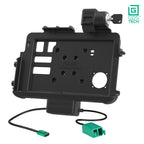 RAM-GDS-DOCKL-ZE47PD2U:RAM-GDS-DOCKL-ZE47PD2U_1:Locking GDS® Thin-Dock + Dual USB for Zebra ET401 10" with IntelliSkin®