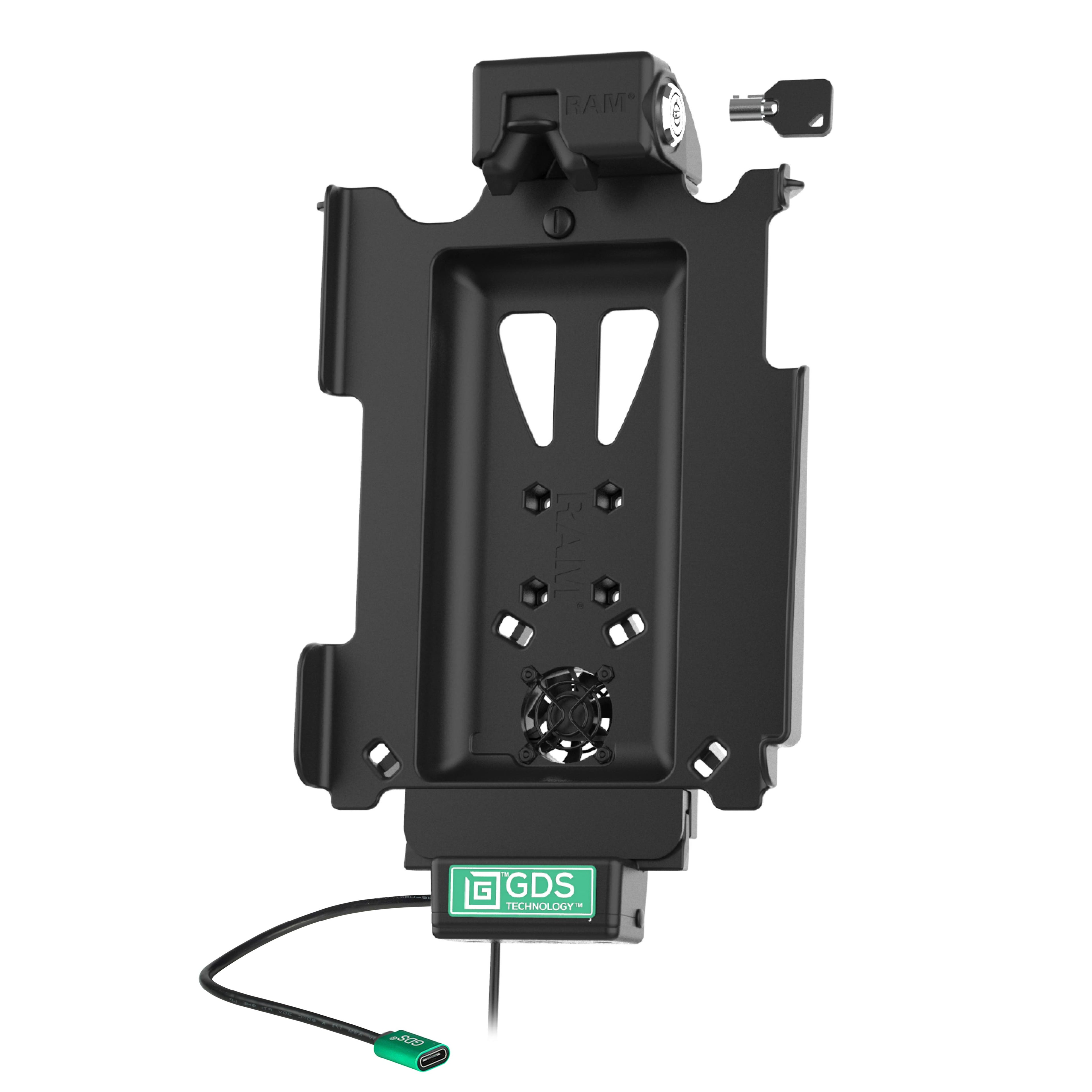 RAM-GDS-DOCKLF-AP32CPU:RAM-GDS-DOCKLF-AP32CPU_1:Locking GDS® Cool-Dock™ for Apple iPad 10th & 11th Gen, Pro 11 & Air 11