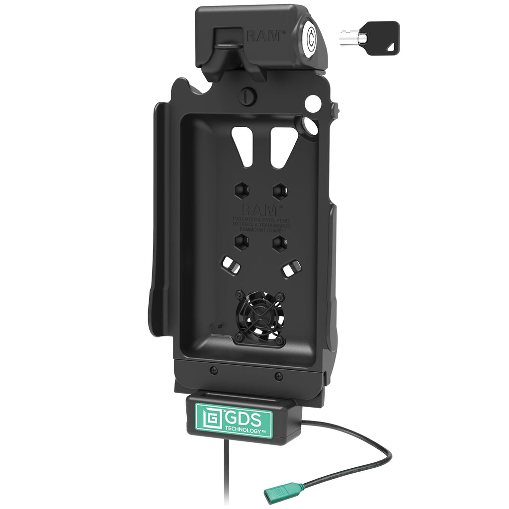RAM-GDS-DOCKLF-SAM67CU:RAM-GDS-DOCKLF-SAM67CU_1:Locking GDS® Cool-Dock™ with USB-C 3.1 for Samsung Tab A 8.4 SM-T307