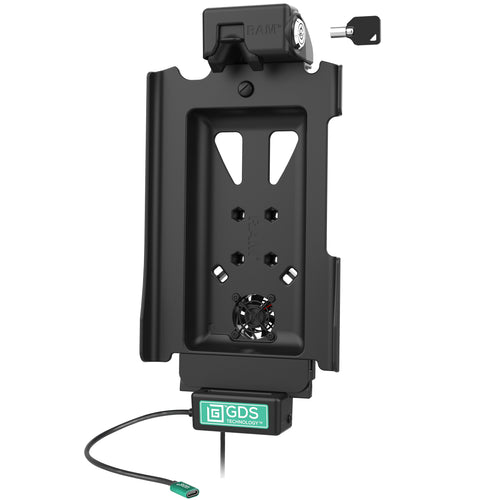 RAM-GDS-DOCKLF-SAM75CPU:RAM-GDS-DOCKLF-SAM75CPU_1:Locking GDS® Cool-Dock™ for Samsung Tab A7 10.4
