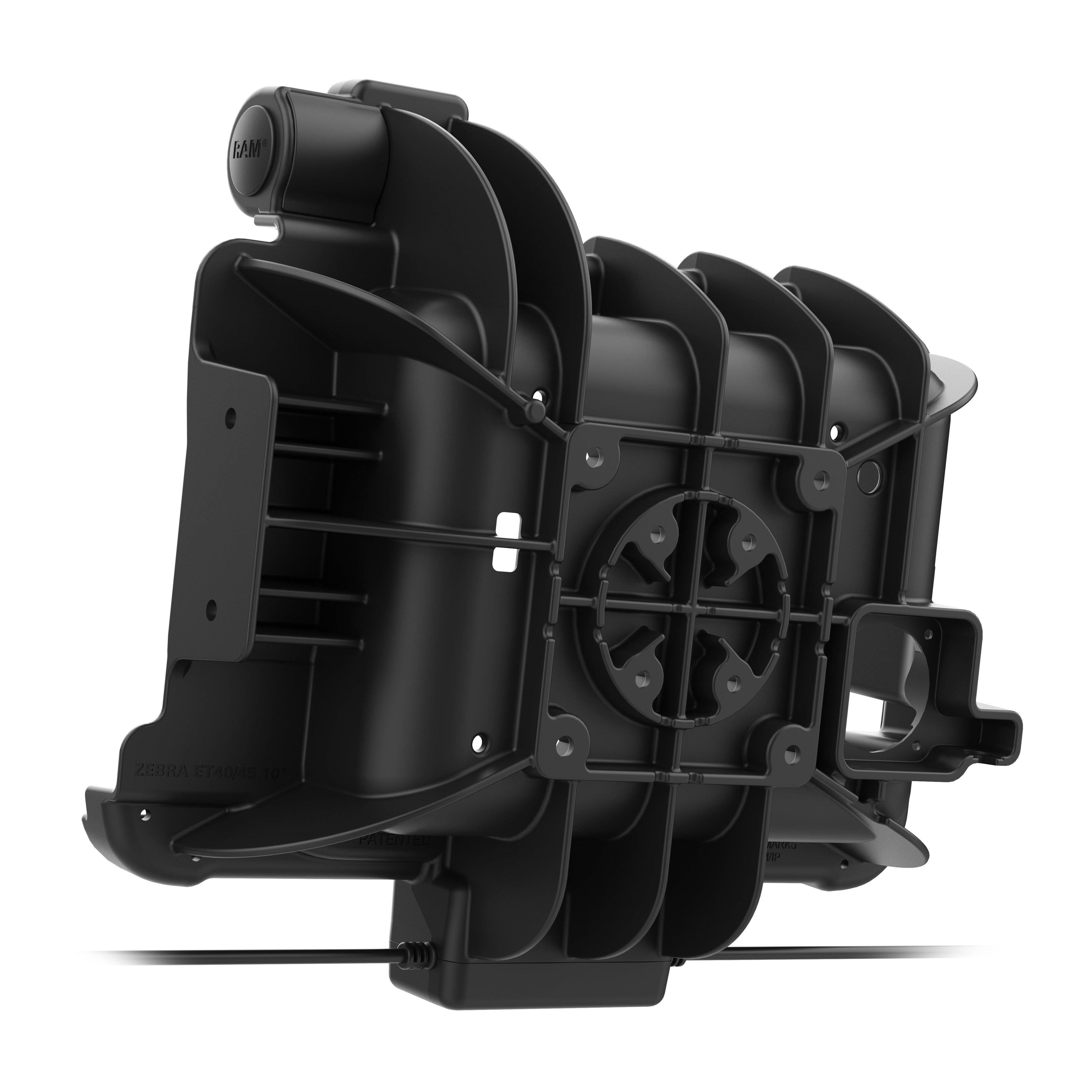RAM-GDS-DOCKNLL-ZE21PDU:RAM-GDS-DOCKNLL-ZE21PDU_1:GDS® Power + Data Dock with Latch for Zebra ET401 & ET4x 10"