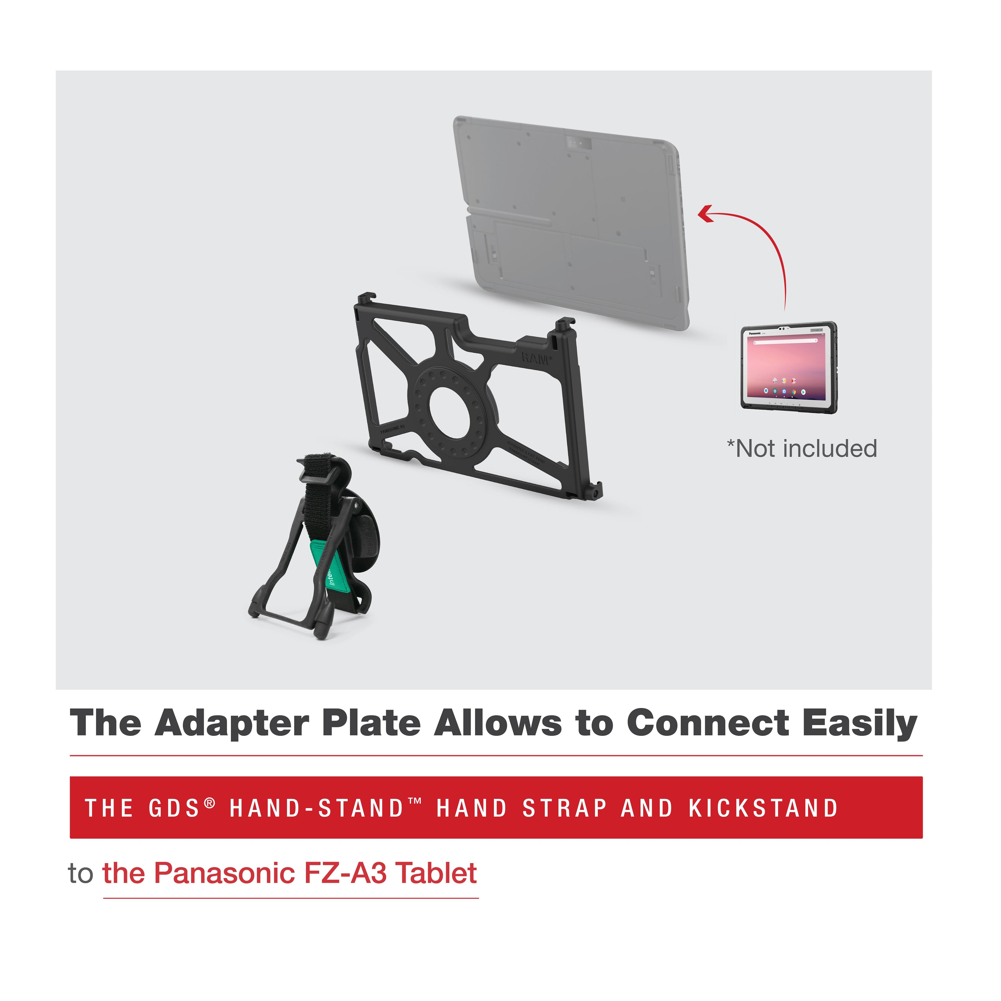 RAM-GDS-HS1-PAN16U:RAM-GDS-HS1-PAN16U_1:GDS® Hand-Stand™ for Panasonic FZ-A3