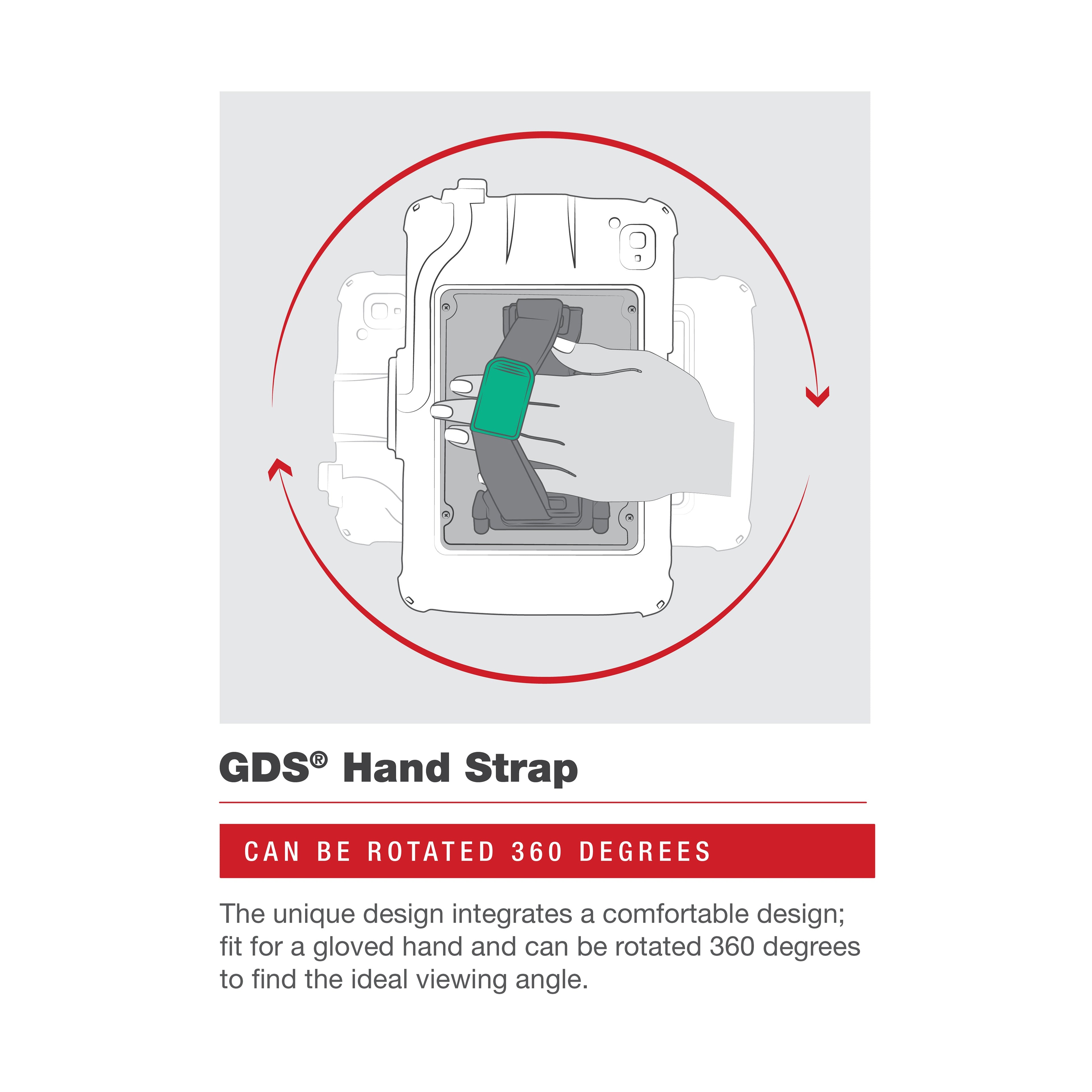 RAM-GDS-HS1M-ZE21U:RAM-GDS-HS1M-ZE21U_1:GDS® Hand-Stand™ Magnetic Accessory for Zebra ET4x 10” Enterprise Tablet