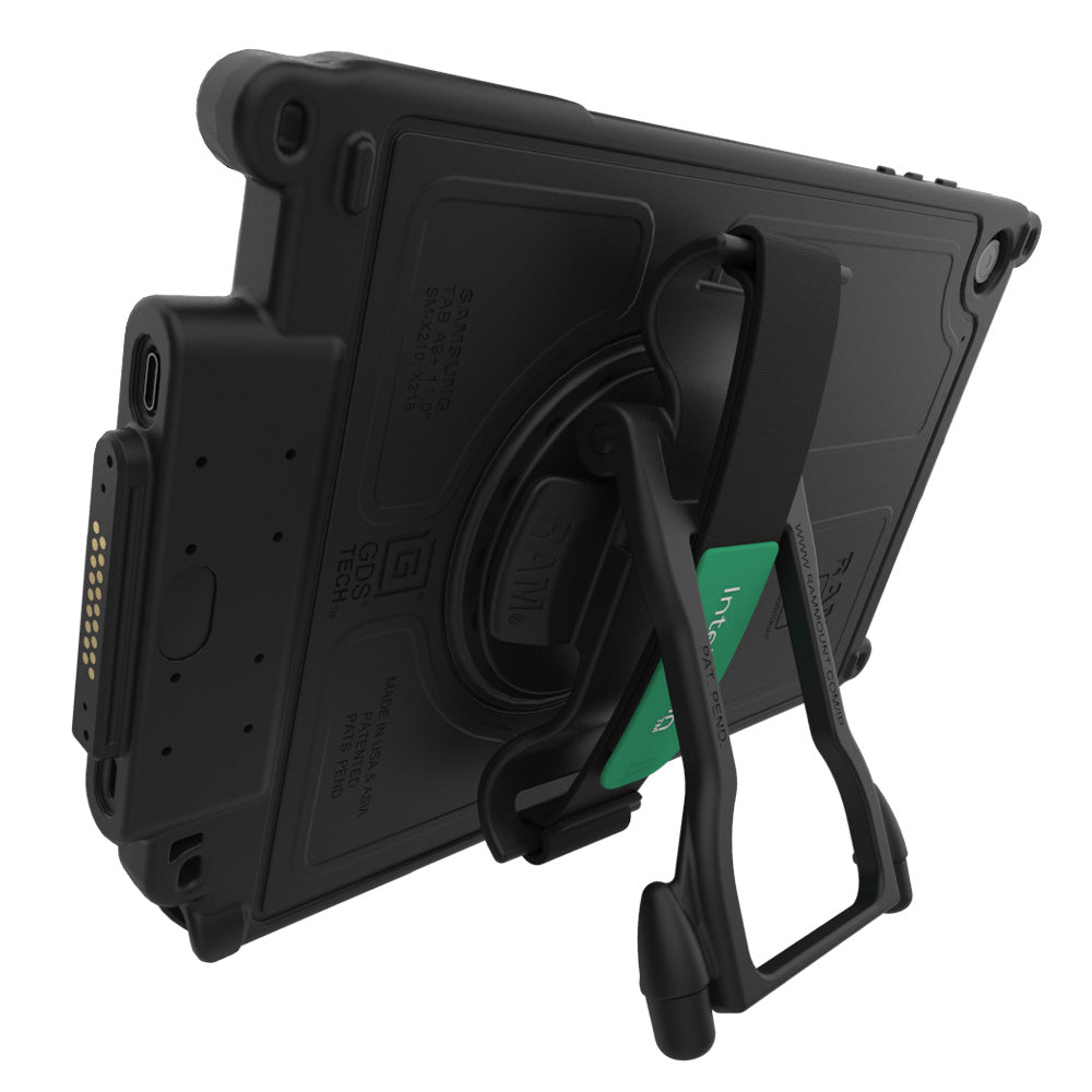 RAM-GDS-HS1U:RAM-GDS-HS1U_1:GDS® Hand-Stand™ Hand Strap and Kickstand for Tablets