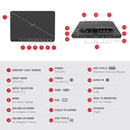 RAM-GDS-MON-13-1:RAM-GDS-MON-13-1_1:GDS® View™ 13.3" Touch Screen Monitor