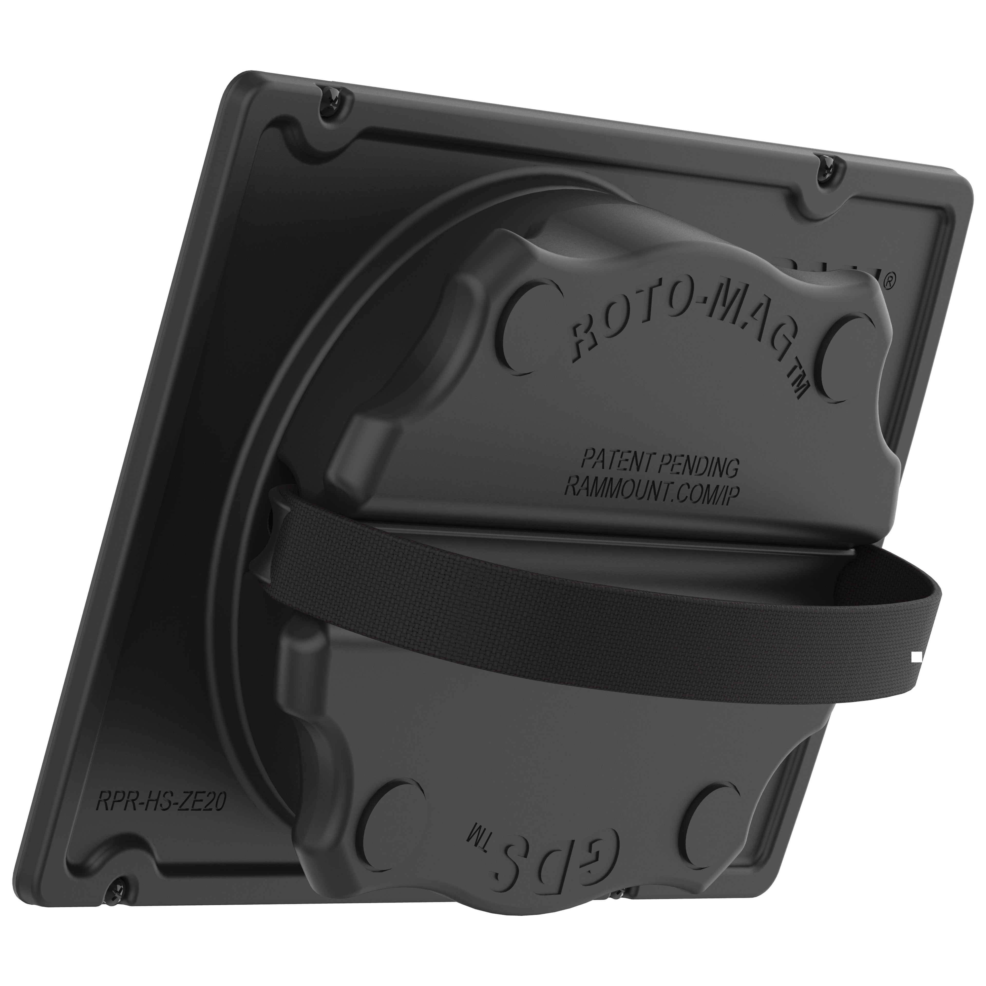 RAM-GDS-ROTO2-ZE20U:RAM-GDS-ROTO2-ZE20U_1:GDS® Roto-Mag™ 3-in-1 Grip Handle Accessory for Zebra ET4x 8” Tablet