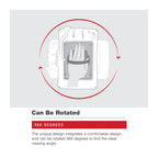 RAM-GDS-ROTO2-ZE20U:RAM-GDS-ROTO2-ZE20U_1:GDS® Roto-Mag™ 3-in-1 Grip Handle Accessory for Zebra ET4x 8” Tablet