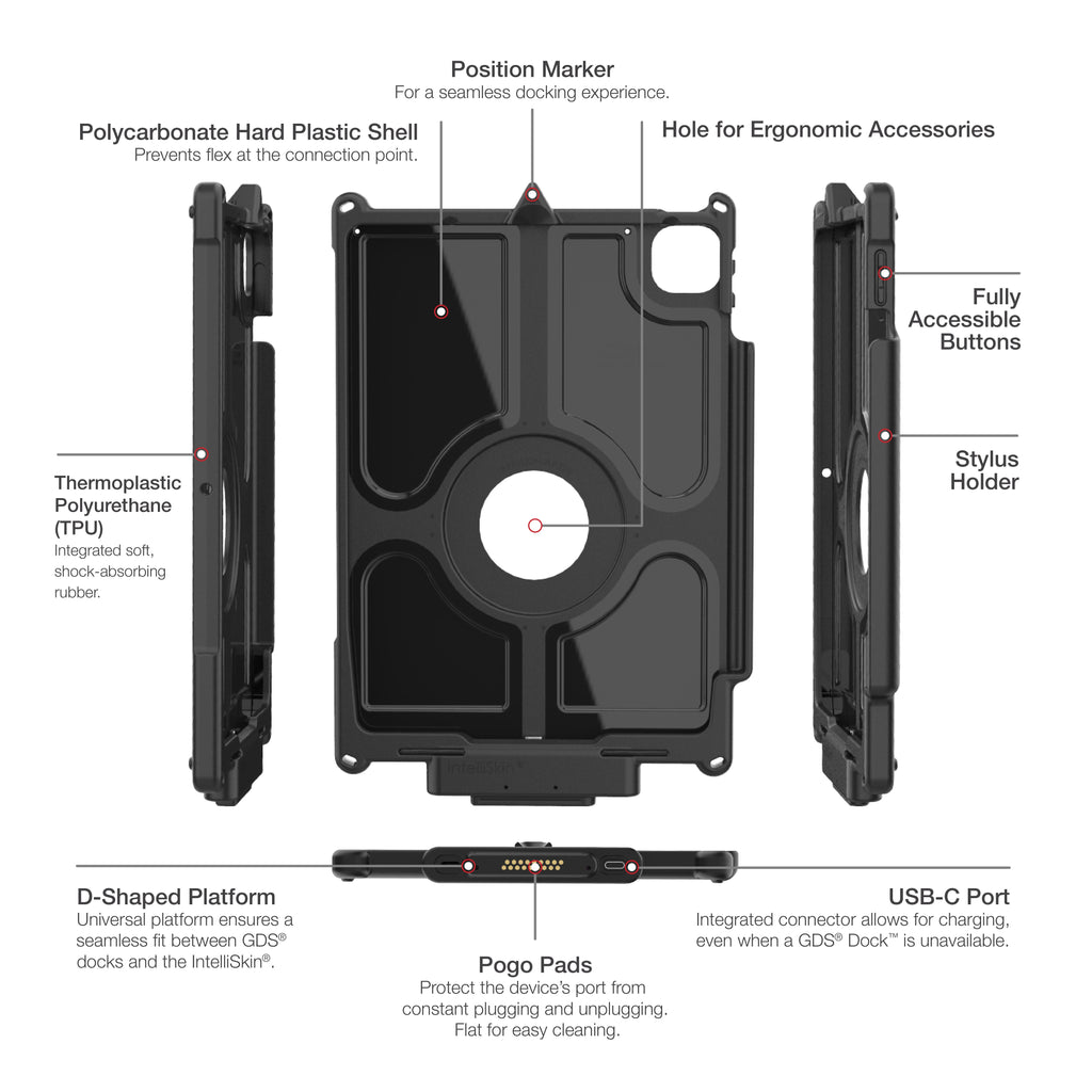 IntelliSkin® Next Gen for iPad Pro 11" 1-4 Gen, Air 5 & 11" (M2, M3, M4)