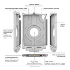 RAM-GDS-SKIN-AP36-NG-GRY:RAM-GDS-SKIN-AP36-NG-GRY_1:IntelliSkin® Next Gen for Apple iPad mini (A17 Pro) & mini 6 - Gray