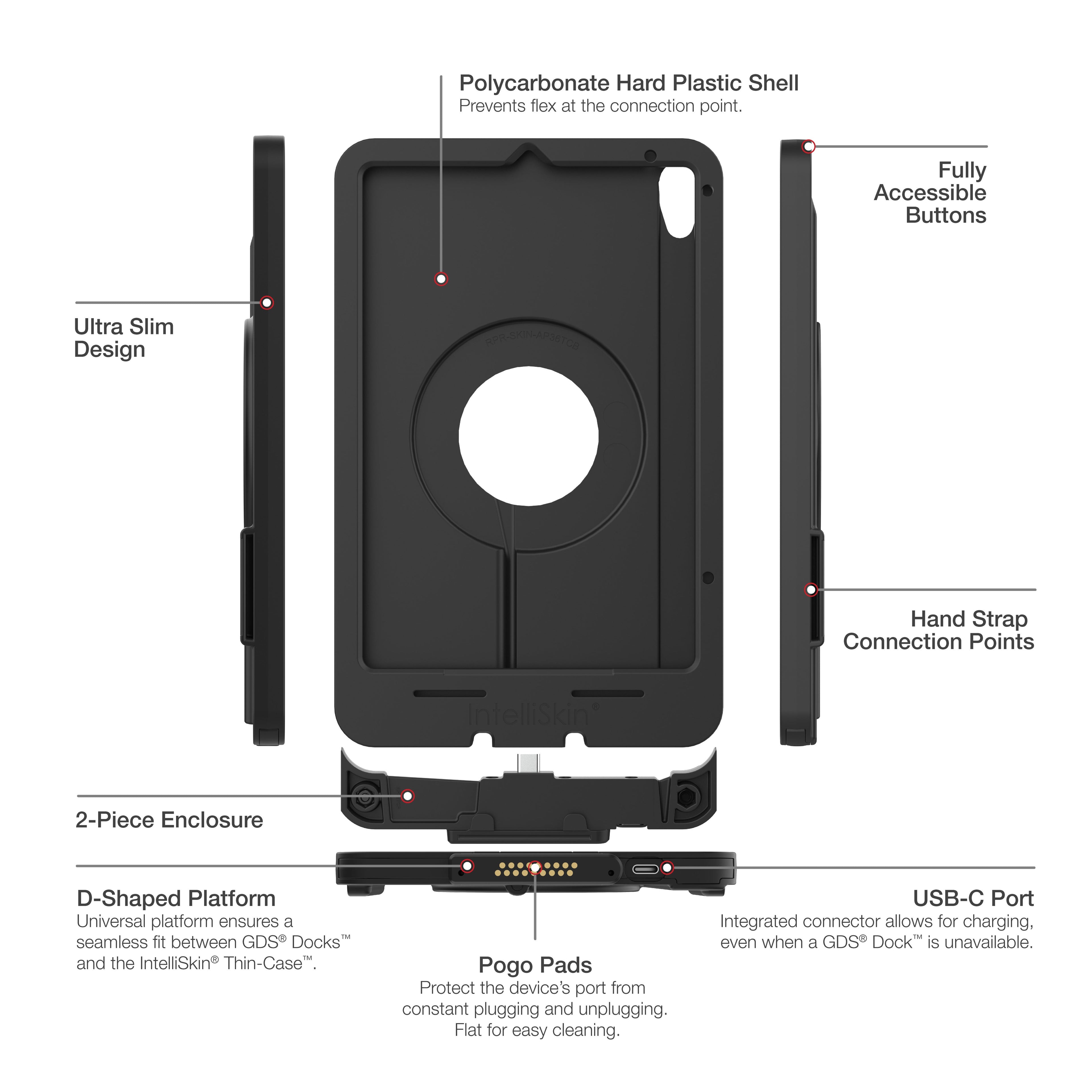 RAM-GDS-SKIN-AP36-TCD:RAM-GDS-SKIN-AP36-TCD_1:IntelliSkin® Thin-Case™ for Apple iPad mini (A17 Pro) & mini 6